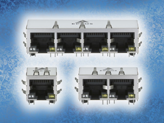 RJ45局域網插座: 愛普科斯低插入損耗、高噪聲抑制產品