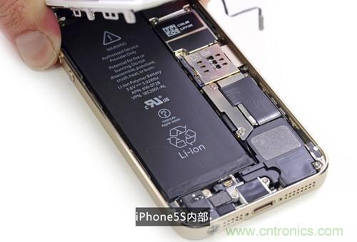 土豪金iPhone 5S拆解：內部結構升級，維修難度增加