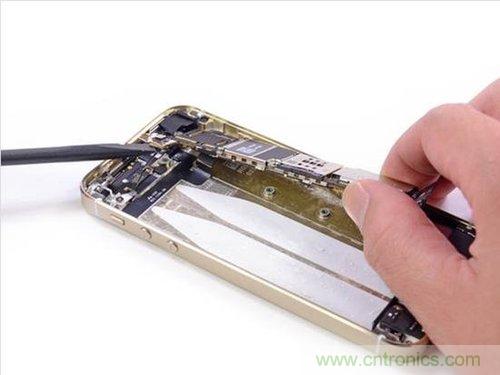 土豪金iPhone 5S拆解：內部結構升級，維修難度增加
