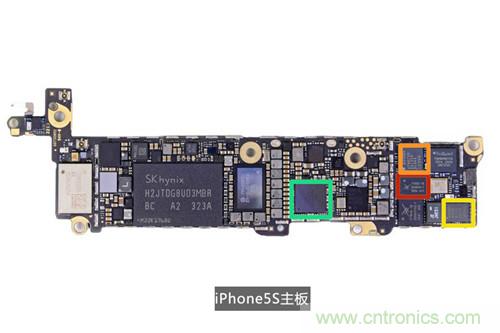 土豪金iPhone 5S拆解：內部結構升級，維修難度增加