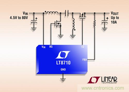 80V 多拓?fù)渫?DC/DC 控制器
