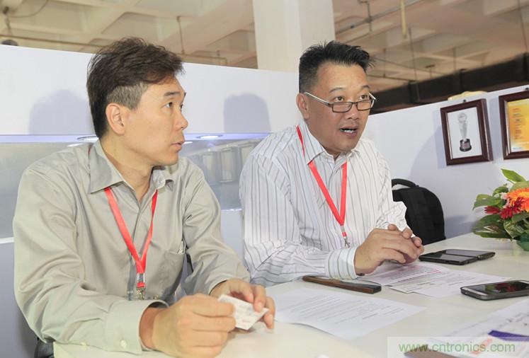 左二，Keystone亞太設計與制造總監Steven Chua