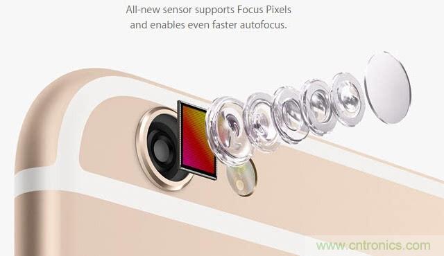 iPhone 6s告別800萬像素，探秘新攝像頭&ldquo;1.22微米像素&rdquo;