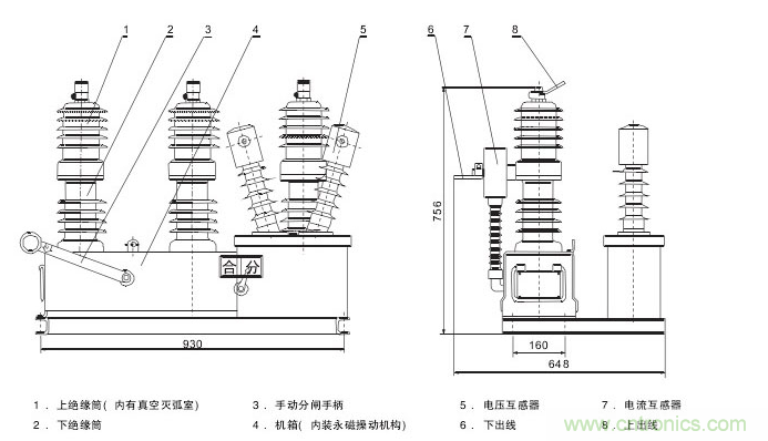高壓斷路器的操作結(jié)構(gòu)有哪幾種？和隔離開(kāi)關(guān)有什么區(qū)別？